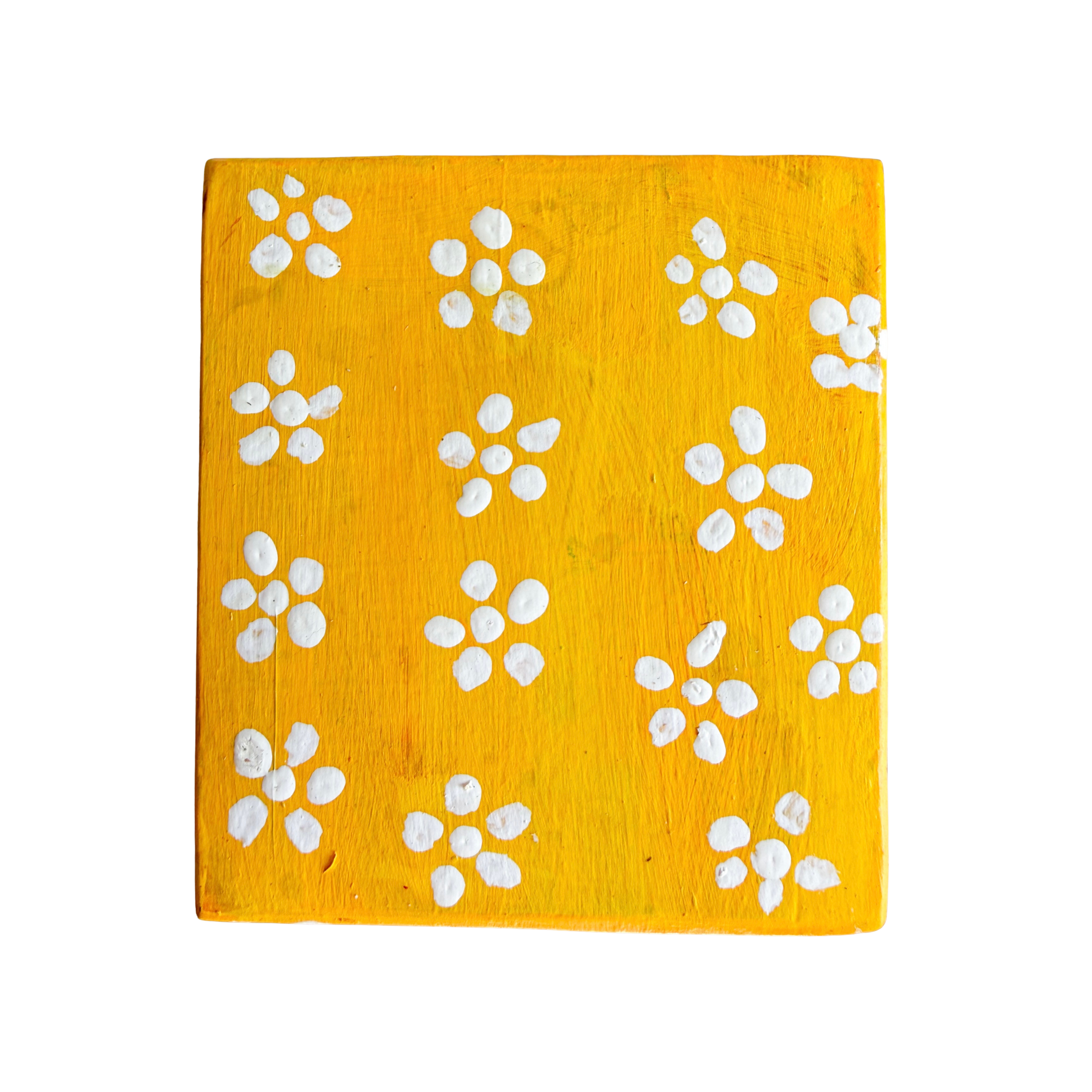 [PEQUENO BANCO QUADRADO AMARELO] - CICINHO