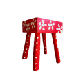 [PEQUENO BANCO QUADRADO VERMELHO] - CICINHO