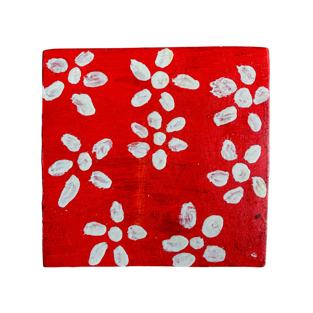 [PEQUENO BANCO QUADRADO VERMELHO] - CICINHO