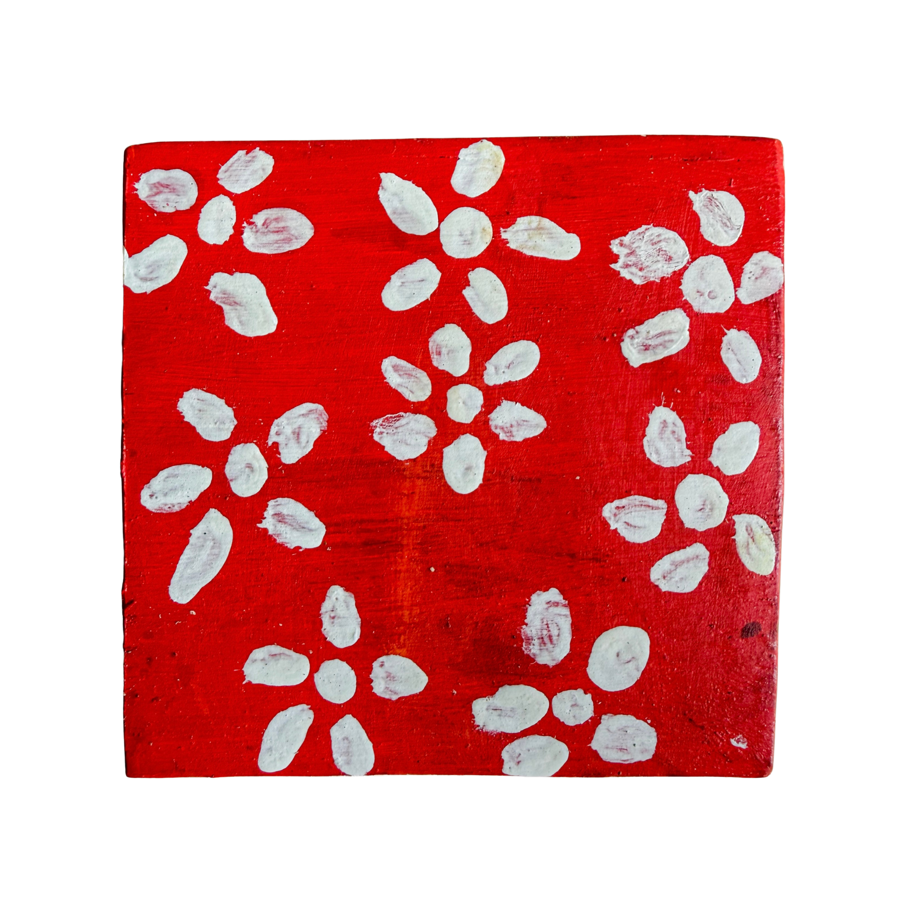 [PEQUENO BANCO QUADRADO VERMELHO] - CICINHO